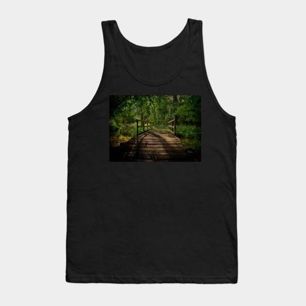 Bridge Over The Woodland River Tank Top by IanWL